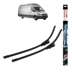 Set stergatoare auto MERCEDES-BENZ SPRINTER 5-t Van (B906) din 2006-2018, Bosch Aerotwin, din cauciuc siliconat rezistent