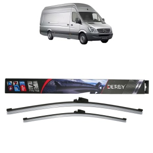 Set stergatoare auto MERCEDES-BENZ SPRINTER 5-t Van (B906) din 2006-2018, Derby, din cauciuc siliconat rezistent