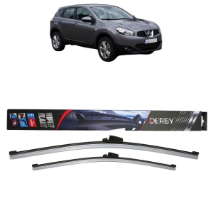 Set stergatoare auto NISSAN QASHQAI I VAN (J10) din 2013-2014, Derby, din cauciuc siliconat rezistent - Img 1