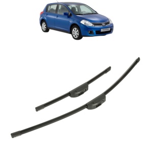 Set stergatoare auto NISSAN TIIDA Hatchback (C11) din 2004-2013, Bosch Aerotwin Retrofit, din cauciuc siliconat rezistent - Img 7