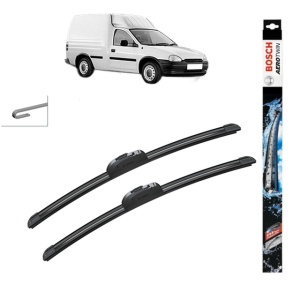 Set stergatoare auto OPEL COMBO Box Body/MPV (71_) din 1994-2001, Bosch Aerotwin Retrofit, din cauciuc siliconat rezistent
