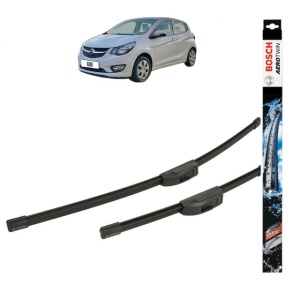 Set stergatoare auto OPEL KARL (C16) din 2015-2019, Bosch Aerotwin Retrofit, din cauciuc siliconat rezistent