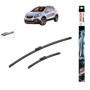 Set stergatoare auto OPEL MOKKA / MOKKA X (J13) din 2012-2019, Bosch Aerotwin, din cauciuc siliconat rezistent
