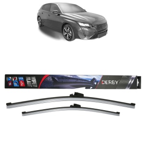 Set stergatoare auto PEUGEOT 308 III (FB_, FH_, FP_, F3_, FM_) din 2021-2025, Derby, din cauciuc siliconat rezistent