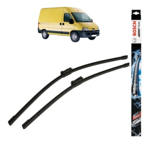 Set stergatoare auto PEUGEOT BOXER Van din 2006-2023, Bosch Aerotwin, din cauciuc siliconat rezistent