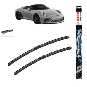 Set stergatoare auto PORSCHE 911 Speedster (991) din 2018-2020, Bosch Aerotwin, din cauciuc siliconat rezistent