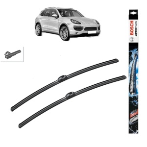 Set stergatoare auto PORSCHE CAYENNE (92A) din 2010-2018, Bosch Aerotwin, din cauciuc siliconat rezistent