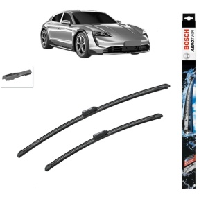 Set stergatoare auto PORSCHE TAYCAN Sport Turismo (Y1C) din 2021-2024, Bosch Aerotwin, din cauciuc siliconat rezistent