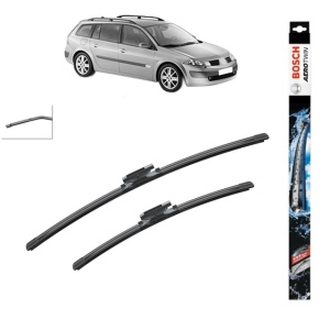 Set stergatoare auto RENAULT MEGANE II Estate (KM0/1_) din 2003-2011, Bosch Aerotwin, din cauciuc siliconat rezistent