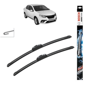 Set stergatoare auto RENAULT THALIA III (L8_) din 2013-2019, Bosch Aerotwin Retrofit, din cauciuc siliconat rezistent
