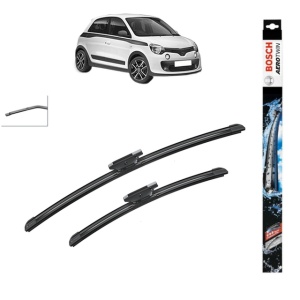 Set stergatoare auto RENAULT TWINGO III (BCM_, BCA_) din 2014-2024, Bosch Aerotwin, din cauciuc siliconat rezistent