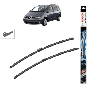 Set stergatoare auto SEAT ALHAMBRA (7V8, 7V9) din 1996-2010, Bosch Aerotwin, din cauciuc siliconat rezistent