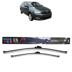Set stergatoare auto SKODA RAPID (NH3, NK3, NK6) din 2012-2022, Derby, din cauciuc siliconat rezistent
