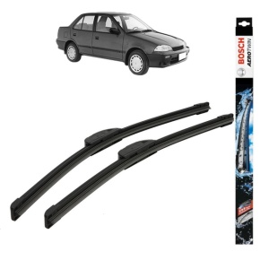 Set stergatoare auto SUZUKI SWIFT II Saloon (AH, AJ) din 1989-2001, Bosch Aerotwin Retrofit, din cauciuc siliconat rezistent