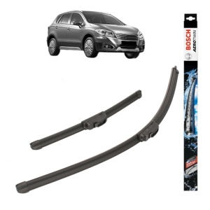 Set stergatoare auto SUZUKI SX4 S-CROSS (JY) din 2013-2022, Bosch Aerotwin Retrofit, din cauciuc siliconat rezistent
