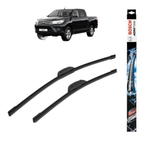 Set stergatoare auto TOYOTA HILUX VIII Pickup (_N1_) din 2015-2024, Bosch Aerotwin Retrofit, din cauciuc siliconat rezistent