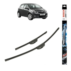 Set stergatoare auto TOYOTA YARIS (_P9_) din 2005-2014, Bosch Aerotwin Retrofit, din cauciuc siliconat rezistent - Img 1