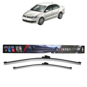 Set stergatoare auto VOLKSWAGEN POLO V Saloon (602, 604, 612, 614) din 2010-2022, Derby, din cauciuc siliconat rezistent
