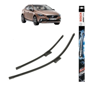 Set stergatoare auto VOLVO V40 Cross Country (526) din 2012-2019, Bosch Aerotwin, din cauciuc siliconat rezistent
