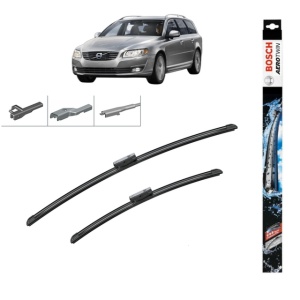 Set stergatoare auto VOLVO V70 III Estate Van (135) din 2013-2015, Bosch Aerotwin Multi, din cauciuc siliconat rezistent