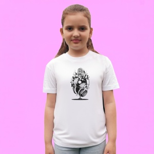Tricou DJ Casti Microfon Abstract Urban, Copii | Dama | Barbat - Img 3