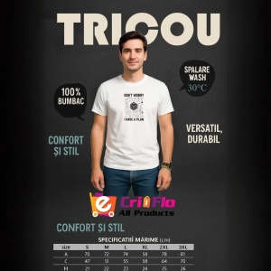 Tricou Don t worry , i have a plan - Copii | Dama | Barbat - Img 5