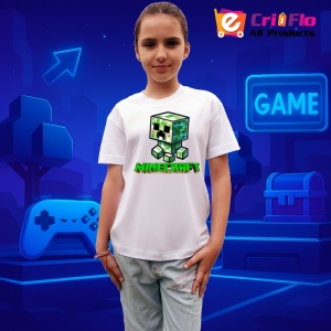 Tricou Minecraft Arc De Lemn Tricou Alb Copii | Dama | Barbat - Img 33