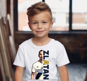 Tricou motivational personalizat pentru copii Zlatan Ibrahimovic - Img 1