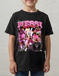 Tricou pentru copii - Lionel Messi la Inter Miami - Lionel Messi, Inter Miami, fotbal copii - Img 2
