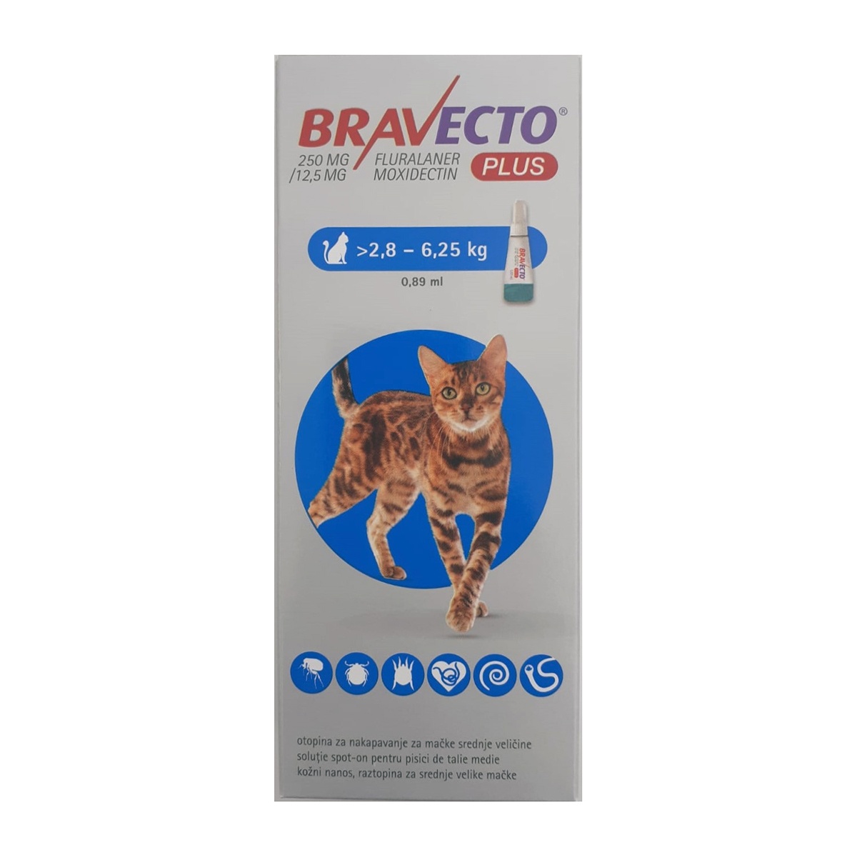 Bravecto Plus Pisica, 1 pipeta