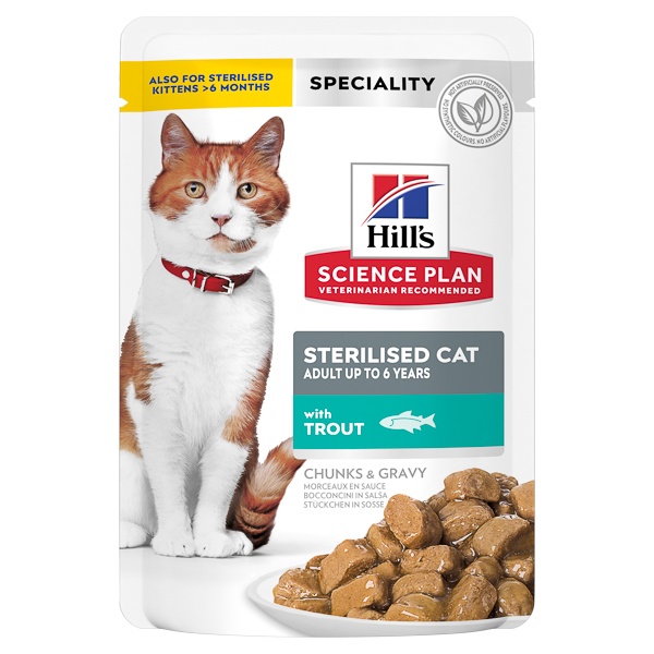 Hill's Feline Adult Sterilised Adult Plic, 85 grame