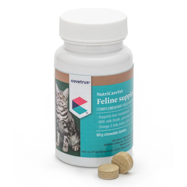NutriCareVet Cat Liver Support, 80 tablete