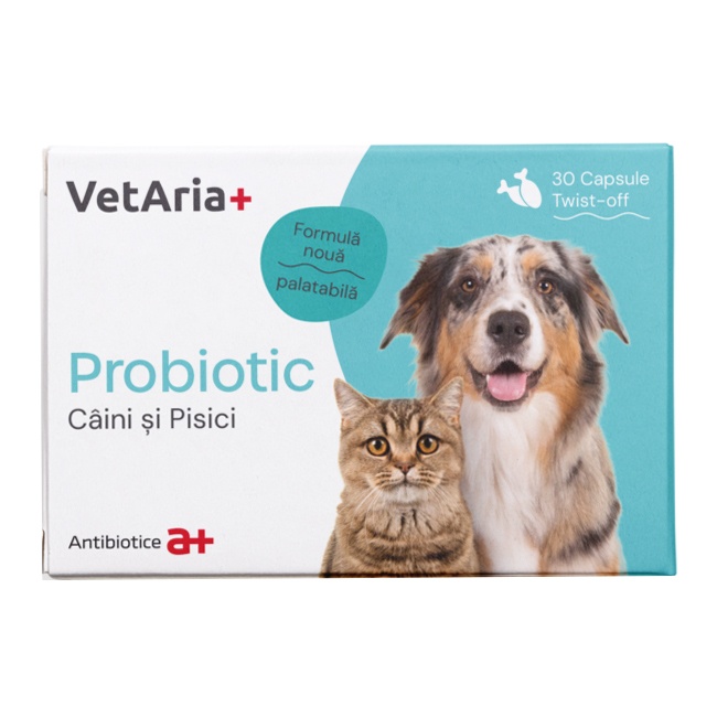 VetAria+ Probiotic, 30 capsule Twist-Off