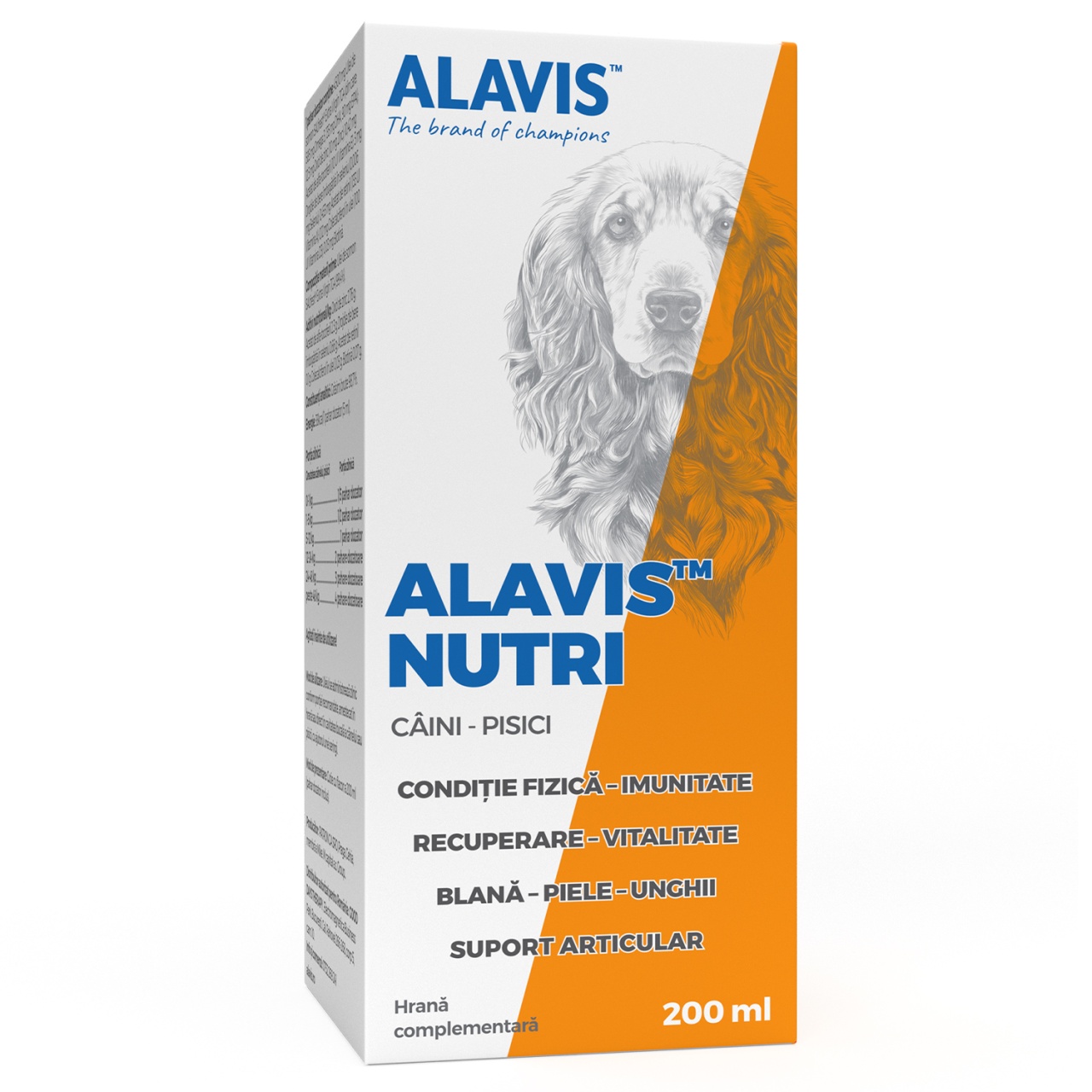 ALAVIS Nutri Ulei Somon Caini &amp; pisici, 200ml