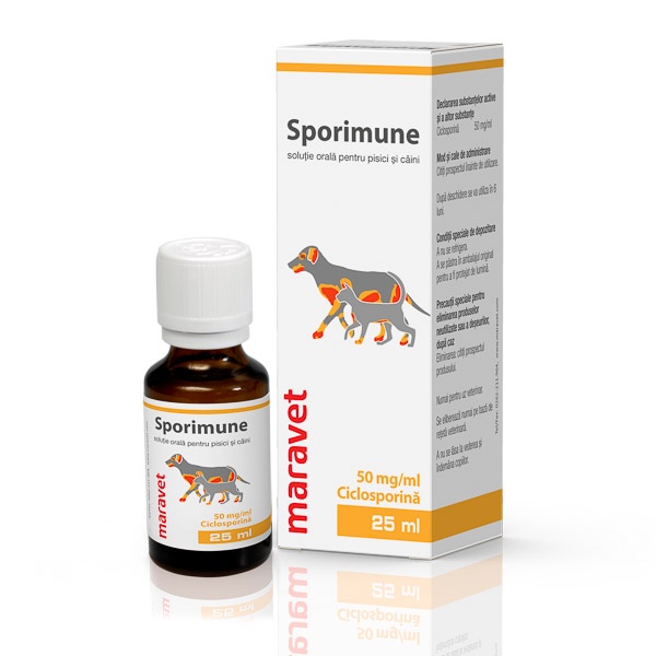 Sporimune, solutie ciclosporina 50mg/ml
