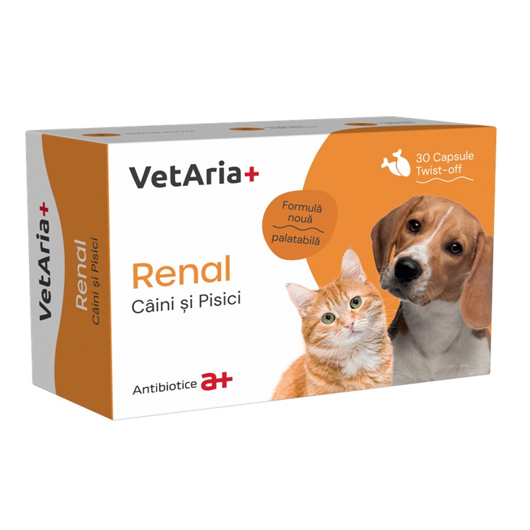 VetAria+ Renal, 30 capsule Twist-Off