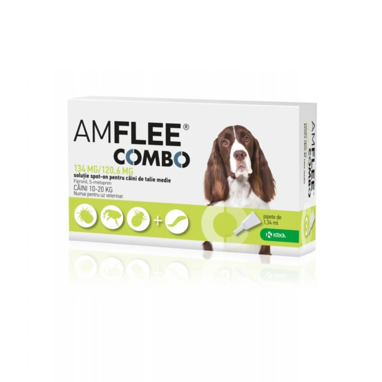 Amflee Combo Caine, 10-20kg, 1 pipeta
