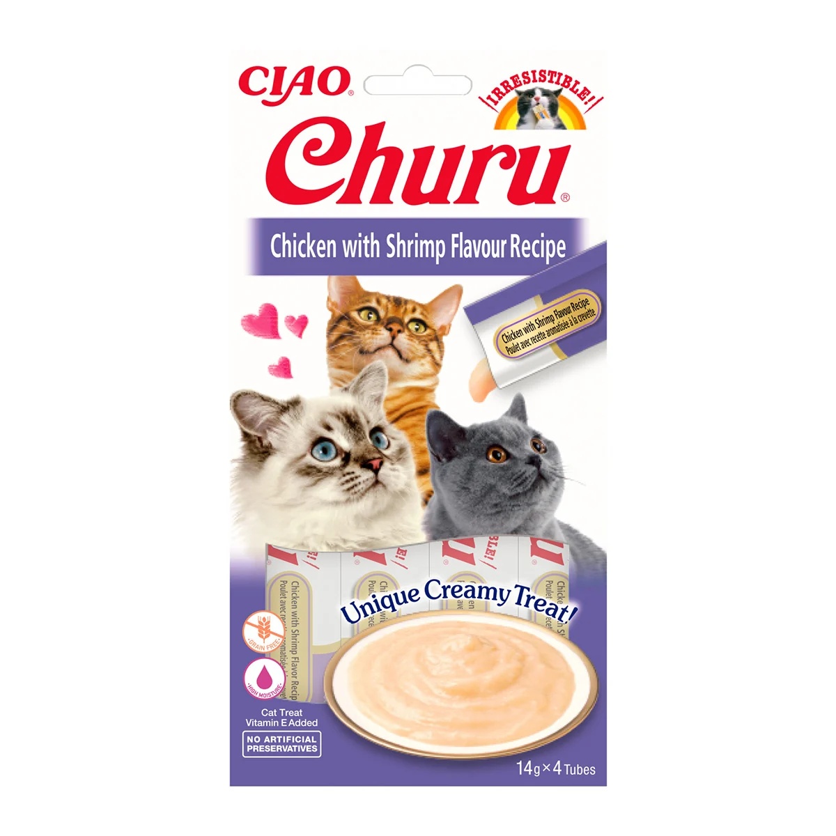 Churu Cat Creamy Treat, 4 x 14 grame