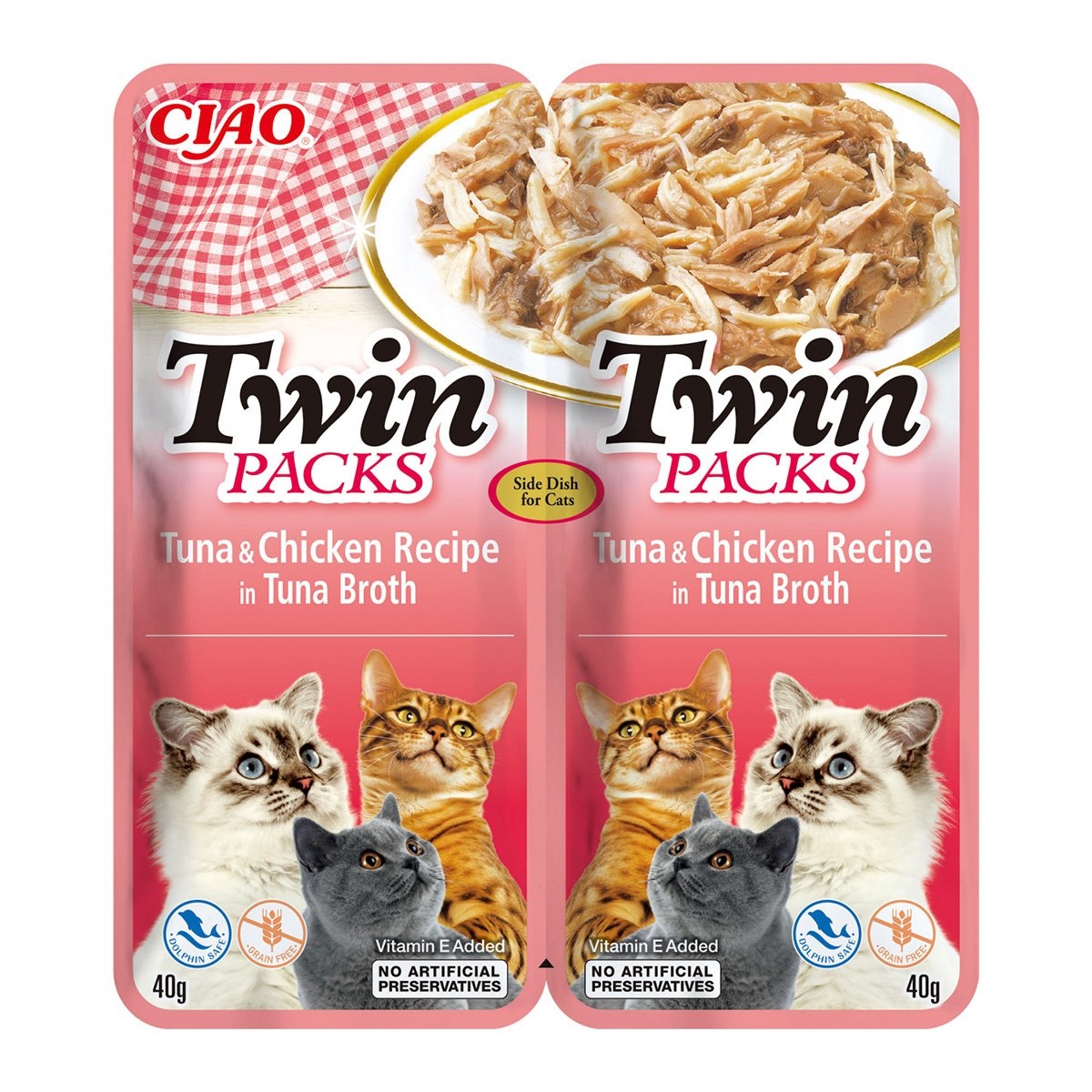 Ciao Cat Twin Packs, 2x40 grame
