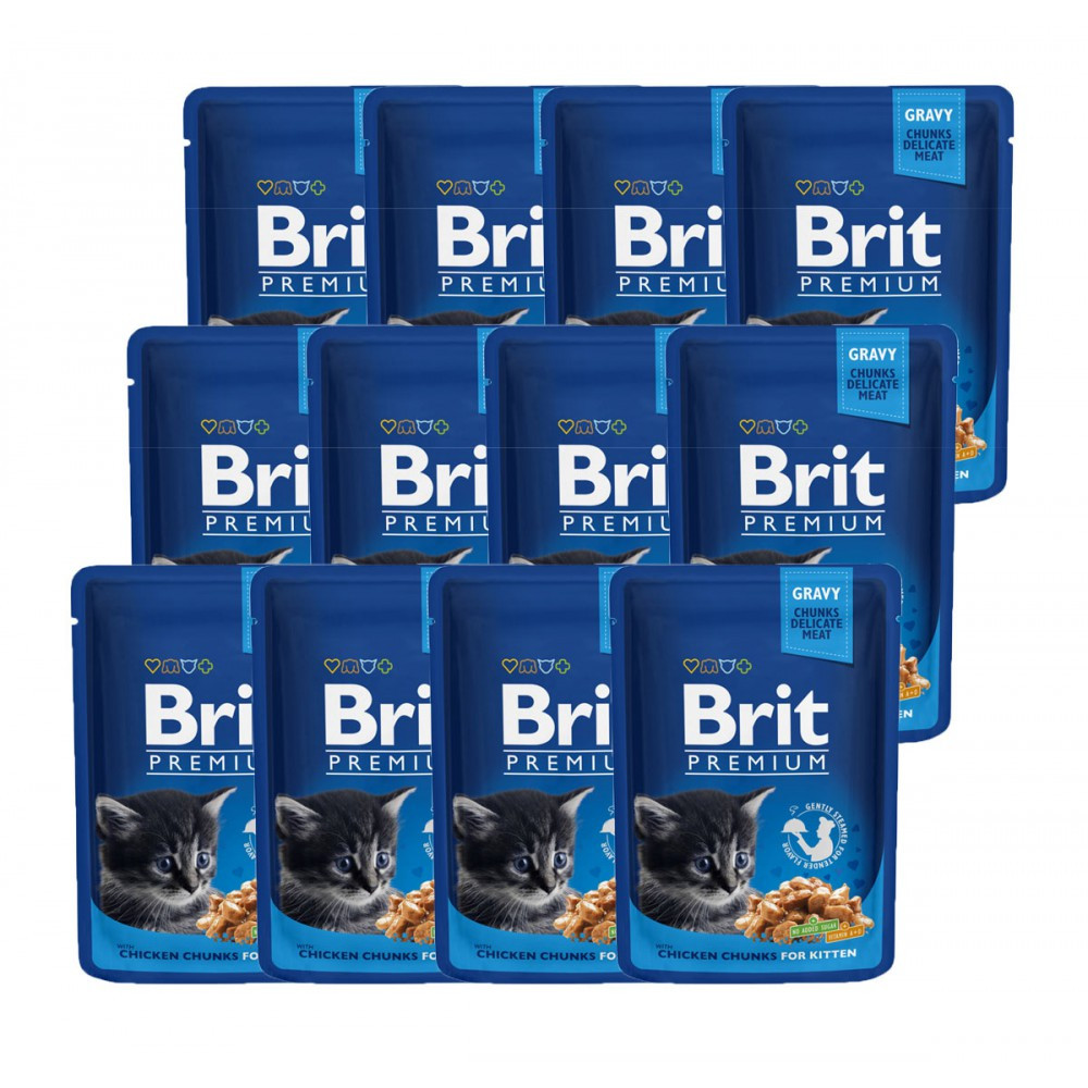 Brit Premium Plicuri Pisica, 12x100 grame