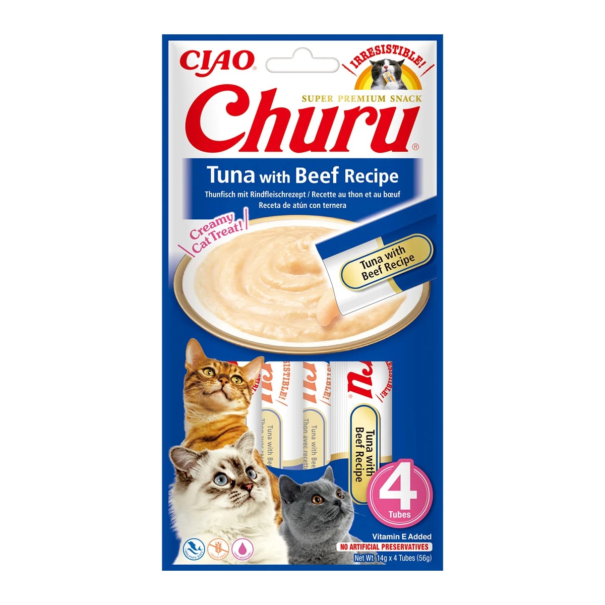 Churu Cat Creamy Treat, 4 x 14 grame