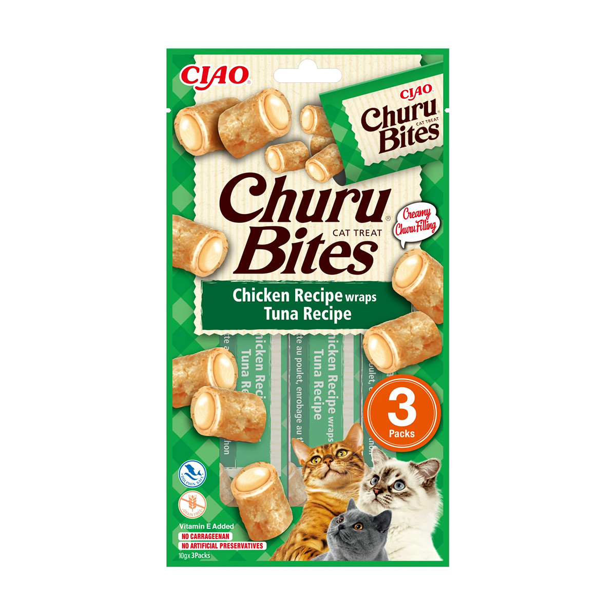 Churu Bites Pisica, 3x10 grame