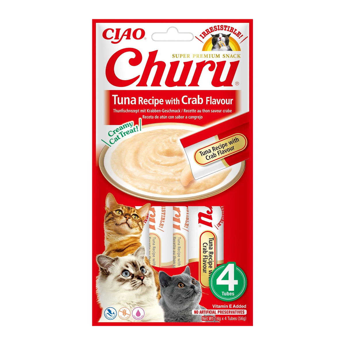 Churu Cat Creamy Treat, 4 x 14 grame
