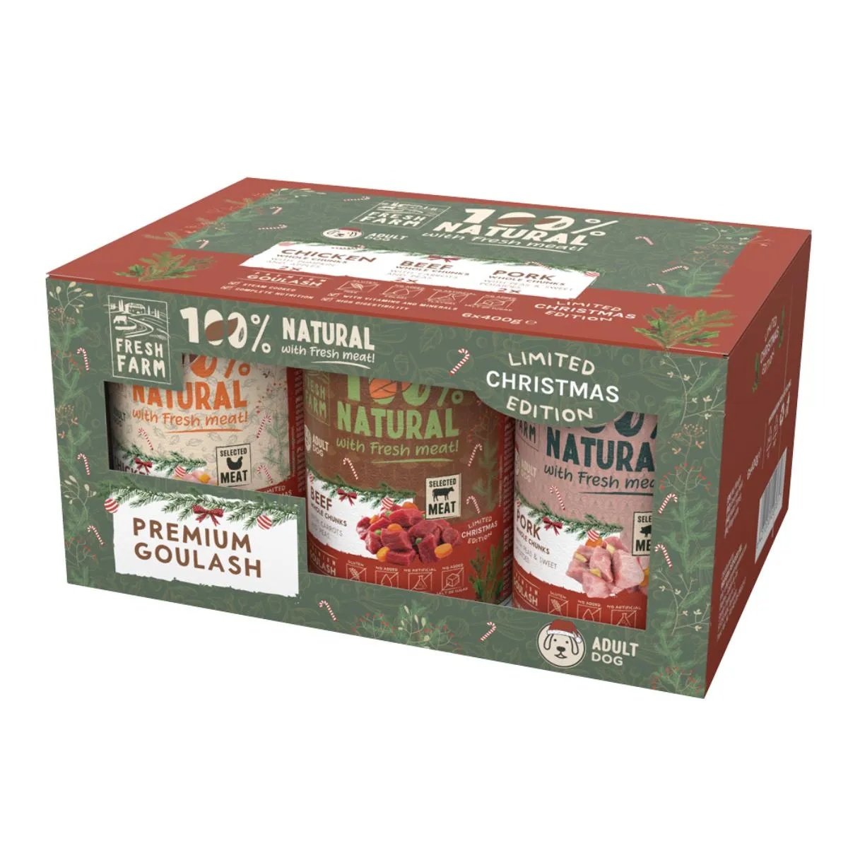 Fresh Farm Mix Goulash Dog, 6x400 grame