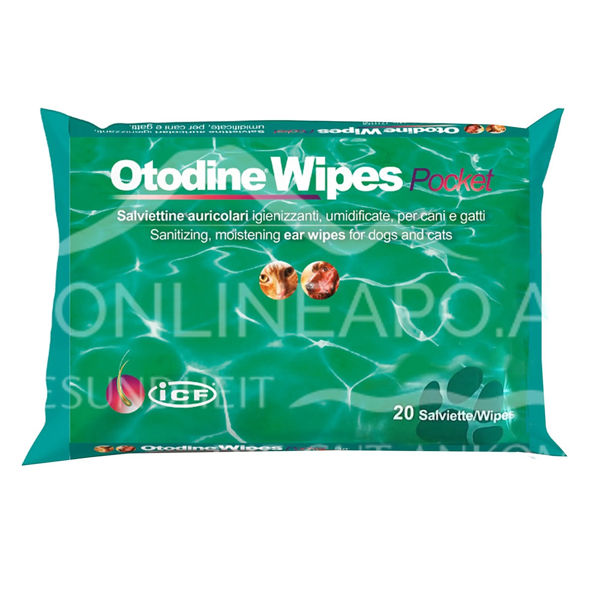 Otodine Wipes, 20 servetele