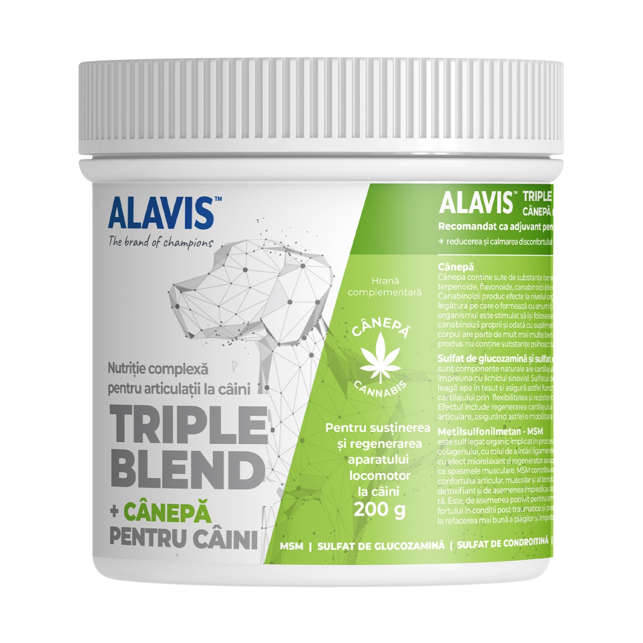 ALAVIS Triple Blend + Canepa, 200 grame