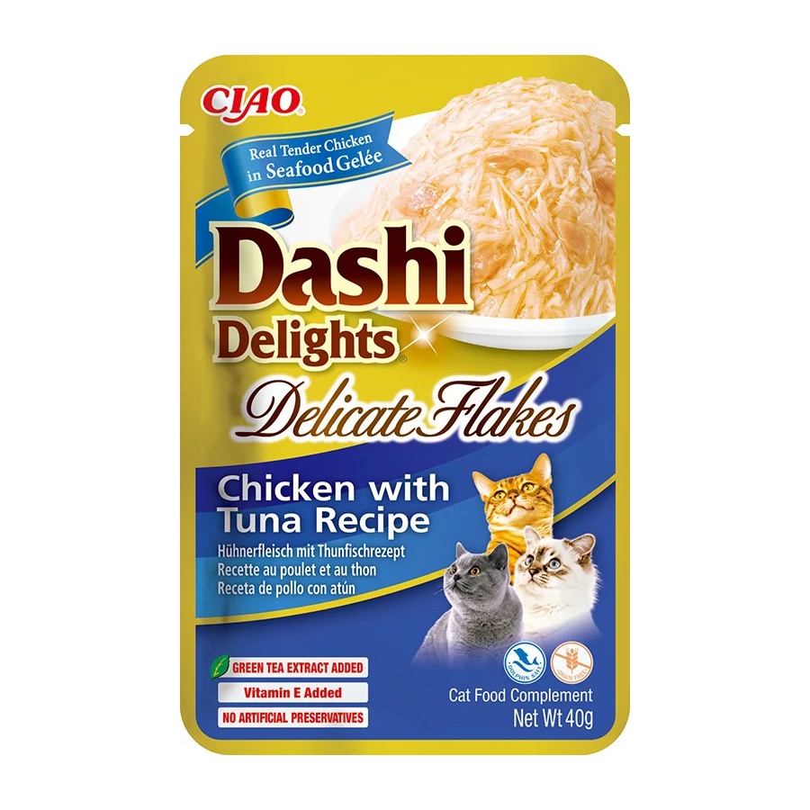 Ciao Cat Dashi Delights Delicate Flakes, 40 grame