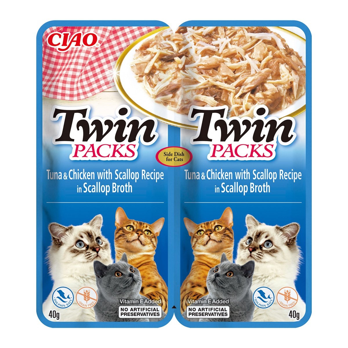 Ciao Cat Twin Packs, 2x40 grame