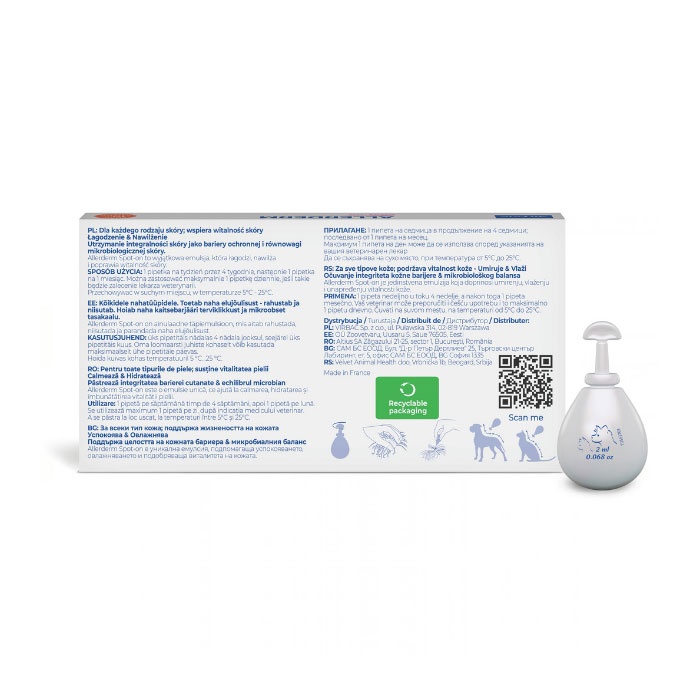 Allerderm Spot On, 6 pipete x 2ml
