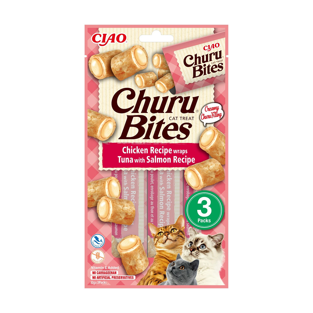 Churu Bites Pisica, 3x10 grame